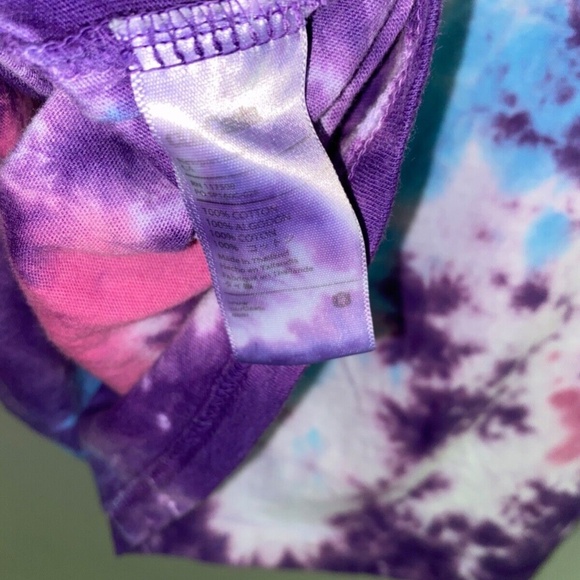 Med 2022 CYPRESS HILL "Phuncky Sh t" Purple Blue Red Tie-Dye Concert Tee - Picture 5 of 8